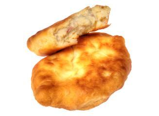 Pirojki. Traditional delicious Russian patty