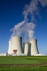 Fototapeta na wymiar Nuclear power plant Temelin in Czech Republic