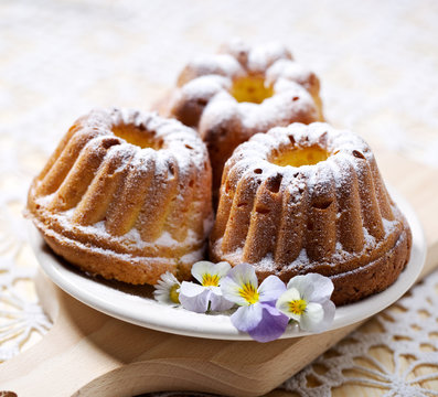 Homemade bundt cakes