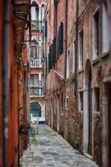 Fototapeta na wymiar Deatil old architecture in Venice