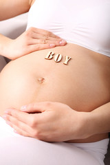 Zaawansowana ciąża - obrazy, fototapety, plakaty
