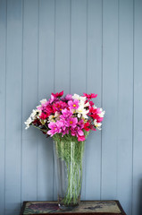 Bouquet of artificial flowers