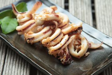 barbecue grilled squid