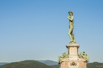 David at Piazzale Michelangelo in Florence, Italy