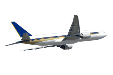 Jumbo plane isolated