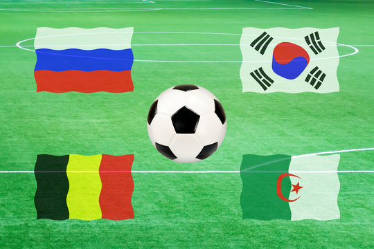 flag of group H soccer world cup 2014