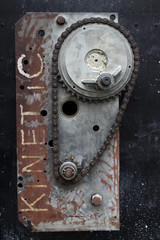 Two types of chains with gears