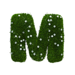 Buchstabe M Sommerwiese