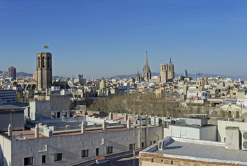 Obraz premium Vue sur Barcelone