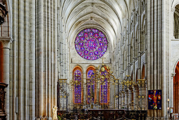 Nef de la cathédrale de Laon