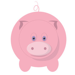 Fototapeta premium Cartoon pig