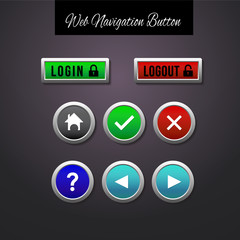 web navigation button