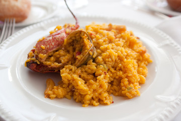 Arroz con bogavante