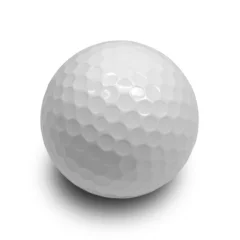 Photo sur Aluminium Sports de balle golf ball isolated