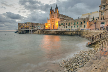 Our Lady of Mount Carmel in Balluta bay, Malta