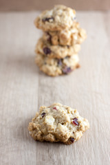 Cranberry White Chocolate Oatmeal Cookies