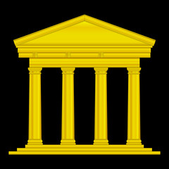 Gold tuscan temple