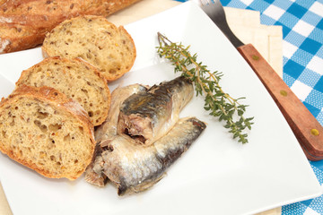 sardines à l'huile
