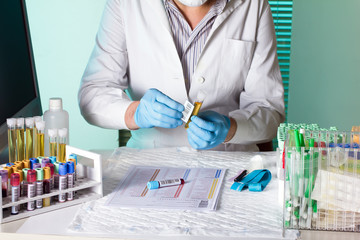 coding sample tubes for study