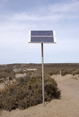 Panneau solaire en Patagonie