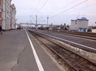 Fototapeta premium железно-дорожный вокзал