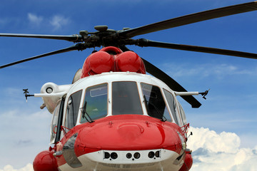 Rescue helicopter