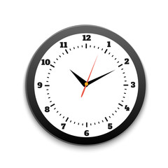 Round office clock