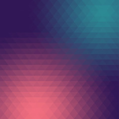 Abstract triangle mosaic gradient background