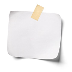 white note paper office business