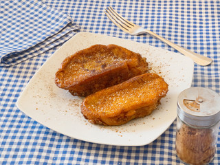 Torrijas, typical spanish sweet in Lent and Easter or Holy week.