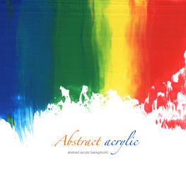 Abstract acrylic hand painted background