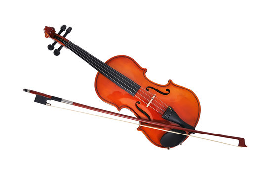 violoncello with fiddlestick