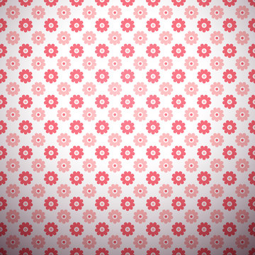 Abstract flower pattern wallpaper. Vector illustration