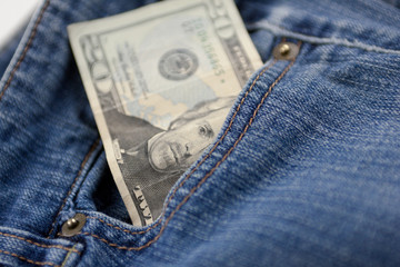 Cash In Front Pocket