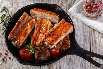 baked pork ribs
