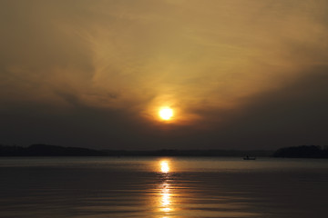 Sunset at Rutland Water.