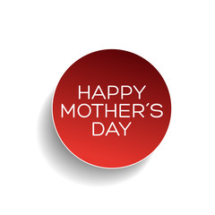 Happy mothers day badge