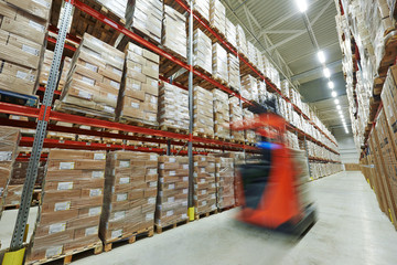 modern big warehouse