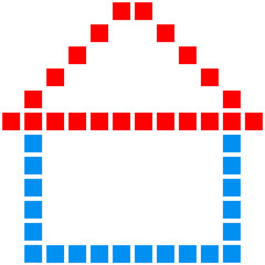 Kleines Pixel Haus