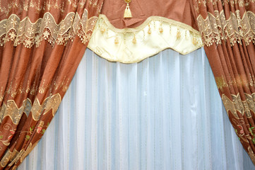 silk curtain