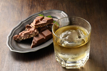 ブランデーとチョコレート
