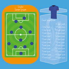 Soccer Field Editable With Space For Text