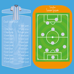 Soccer Field Editable With Space For Text