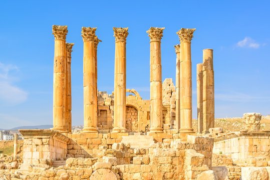 The Temple of Artemis is a Roman temple in Gerasa, Jordan