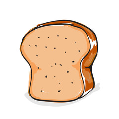 Hand drawn bread