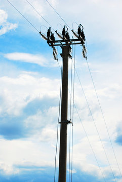Pole high voltage