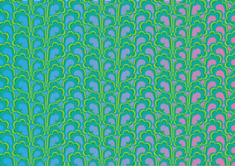 Vector floral background