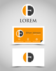 modern business card E