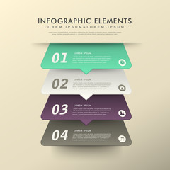 abstract banner infographics