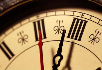 Old clock face
